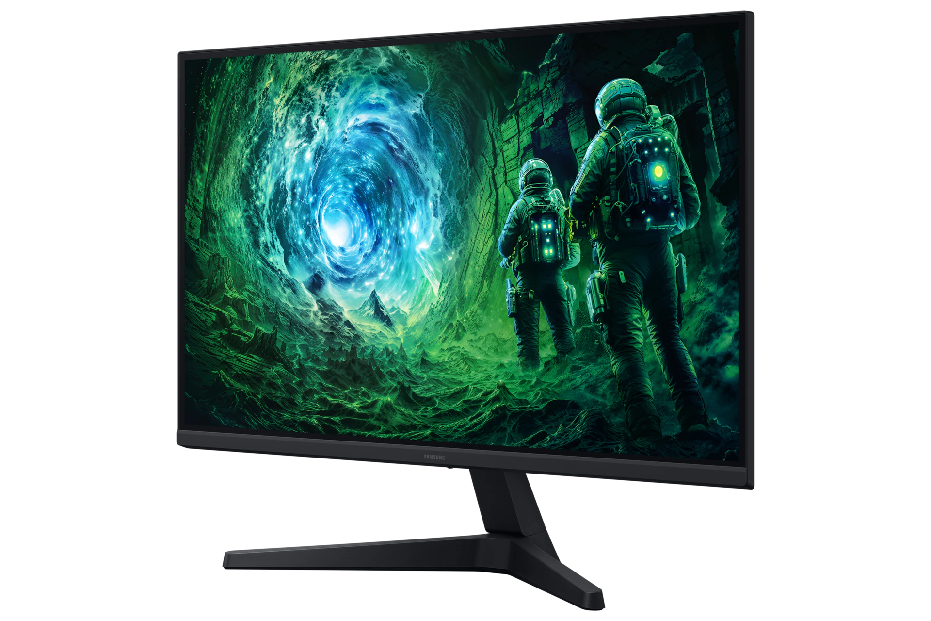 شاشة Samsung Odyssey G5 G53F مقاس 27 بوصة بدقة QHD وتردد 200 هرتز بلوحة IPS مخصصة للألعاب