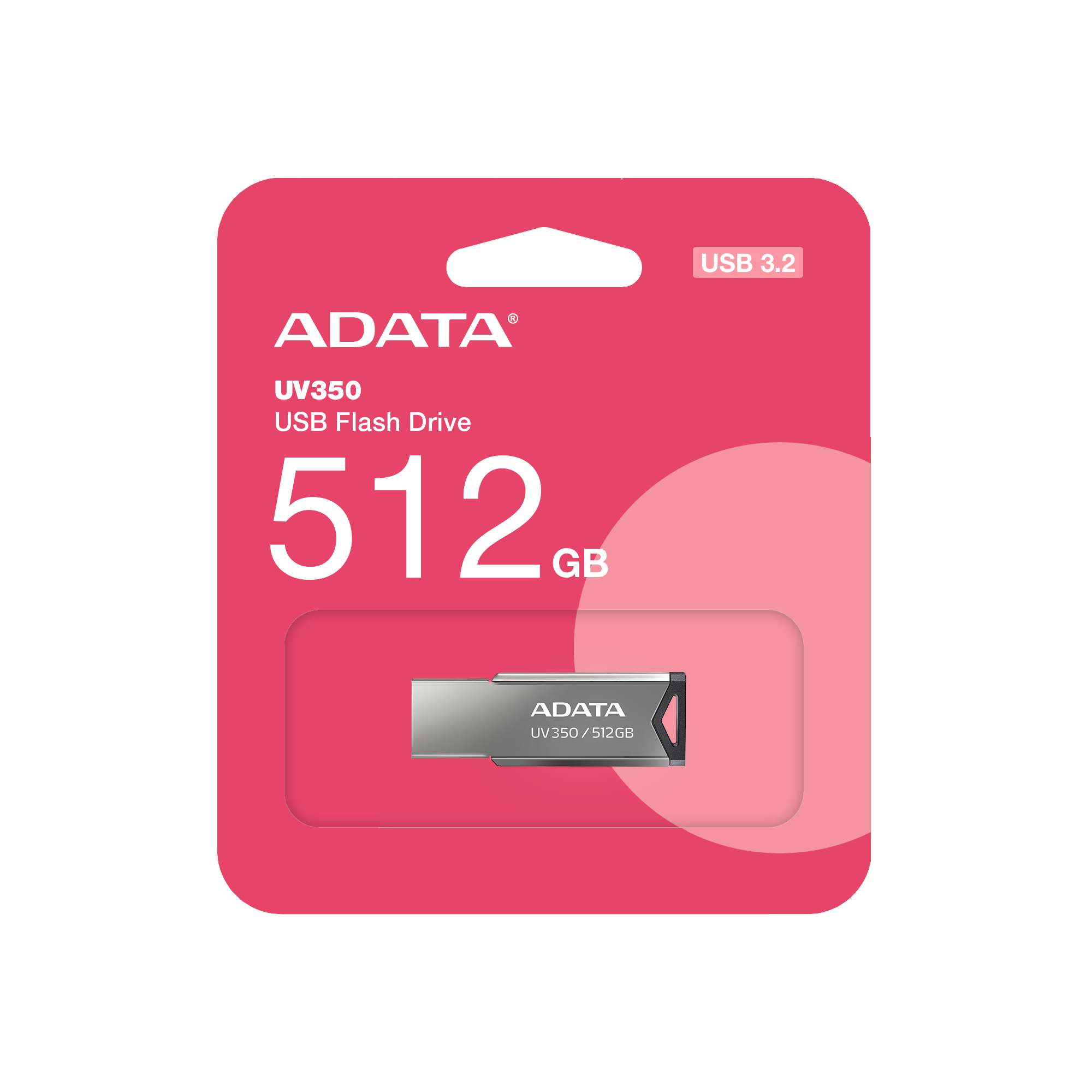 ADATA UV350 Metal USB 3.2 Flash Drive - 512 GB