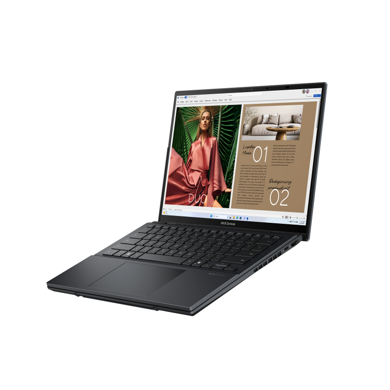 ASUS Zenbook DUO Touch screen  UX8406MA-QL232W  Laptop - 14” 120Hz OLED -Core Ultra 7 155H - 16GB  RAM - 1TB  SSD - Shared - Windows 11