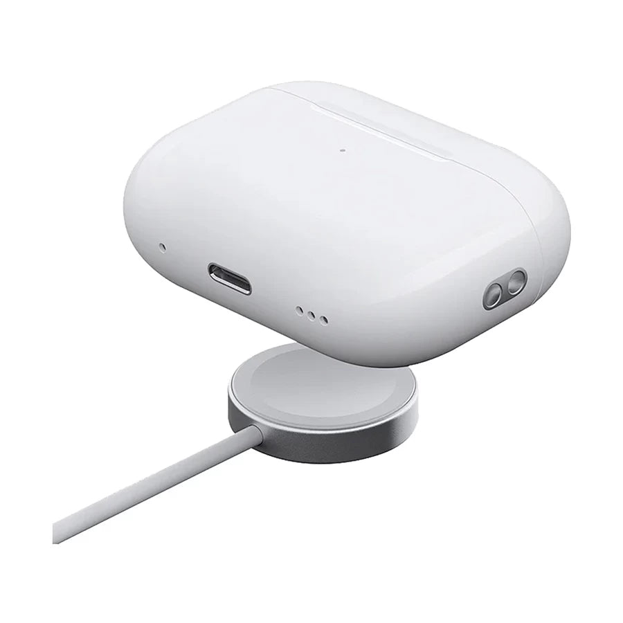 سماعات أذن لاسلكية WiWU Airbuds Pro 2 ANC، إلغاء ضوضاء نشط، شحن USB-C، أبيض