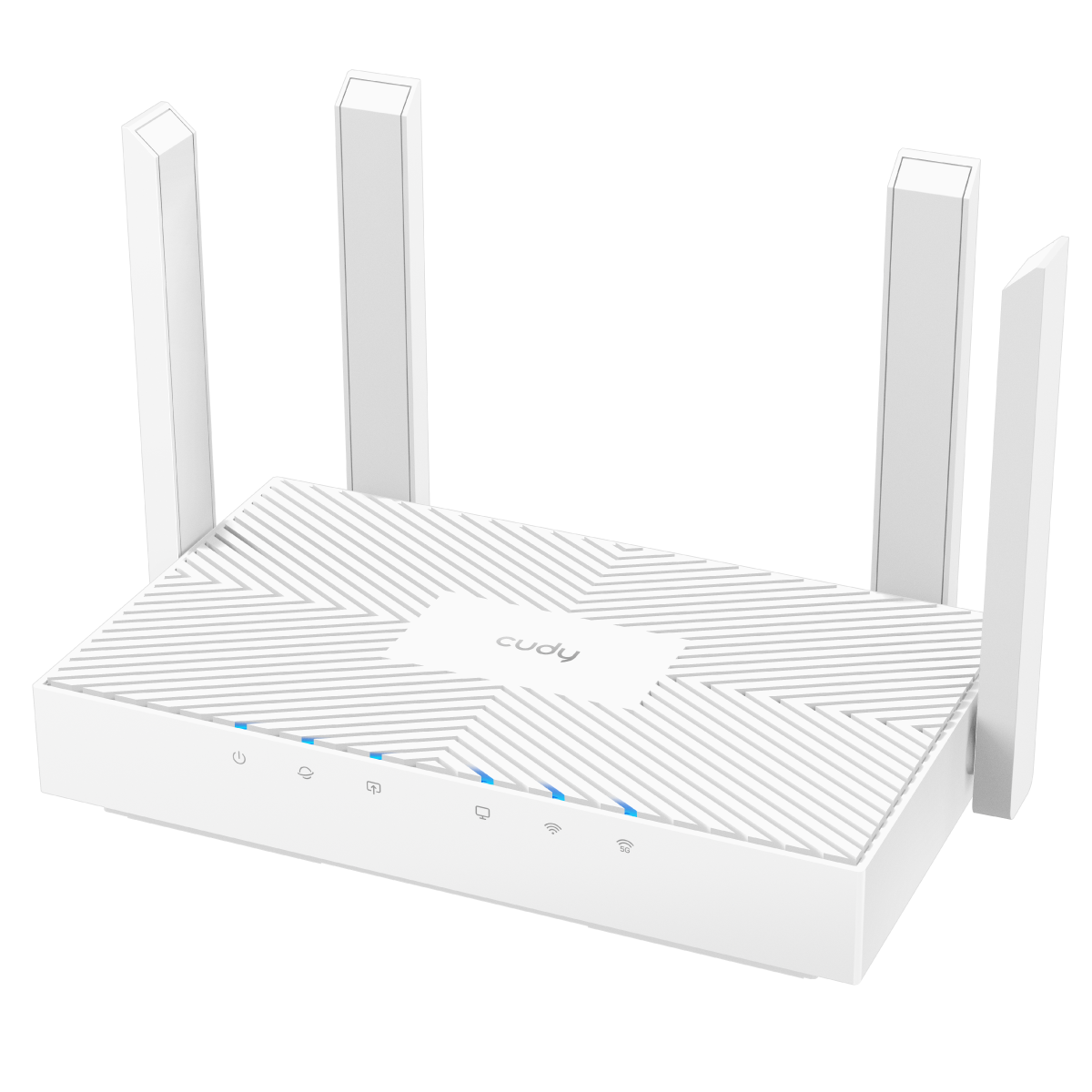 Cudy WR1300E 2.0 AC1200 Gigabit Mesh Wi‑Fi Router – 4‑Stream Dual‑Band, 3× Gigabit Ports, 50‑Device, VPN & WPA3