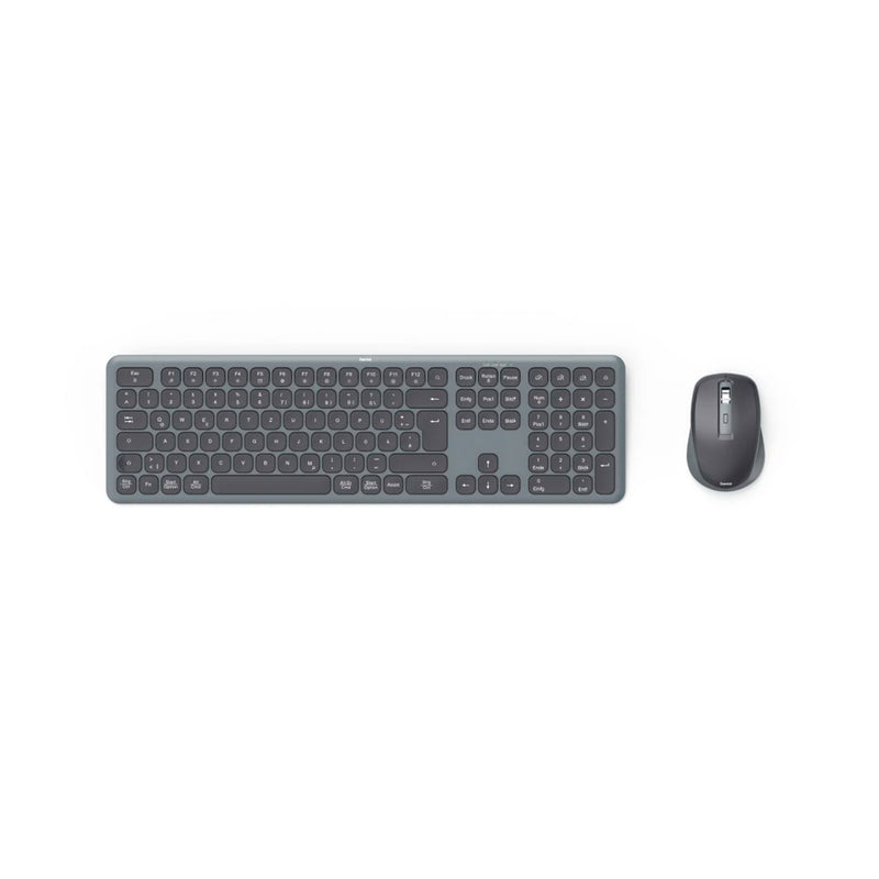 Hama "WKM-550" Multi-Device Keyboard & Mouse Set, Wireless, Radio / BT, blk, QWERTY GULF