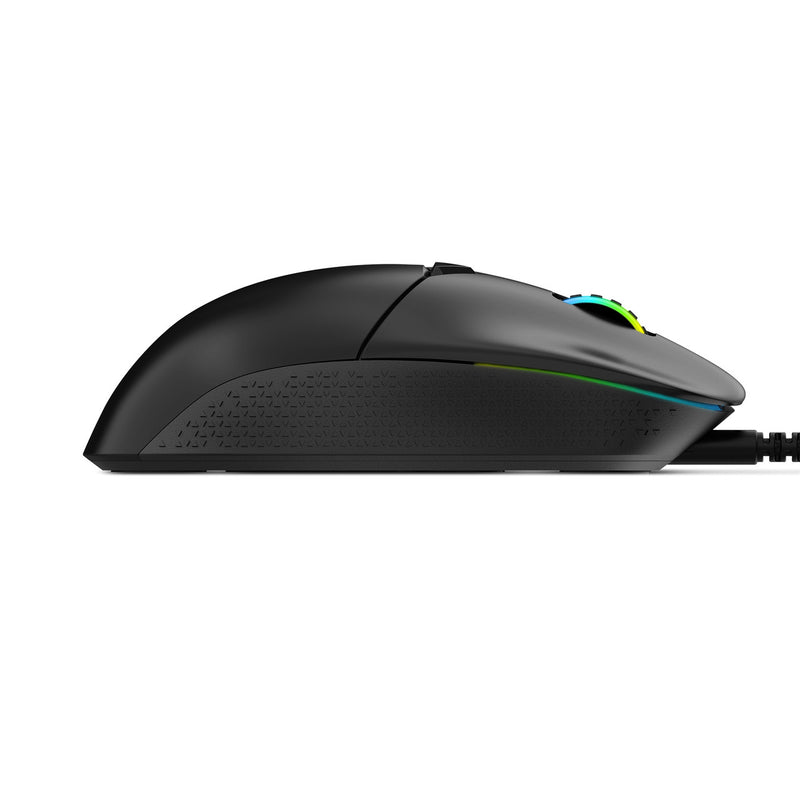 XPG ALPHA Wired Gaming Mouse - Black w/ RGB + Omron Switches | USB-C Connection | 6 Programmable Buttons PAW 3335 Sensor