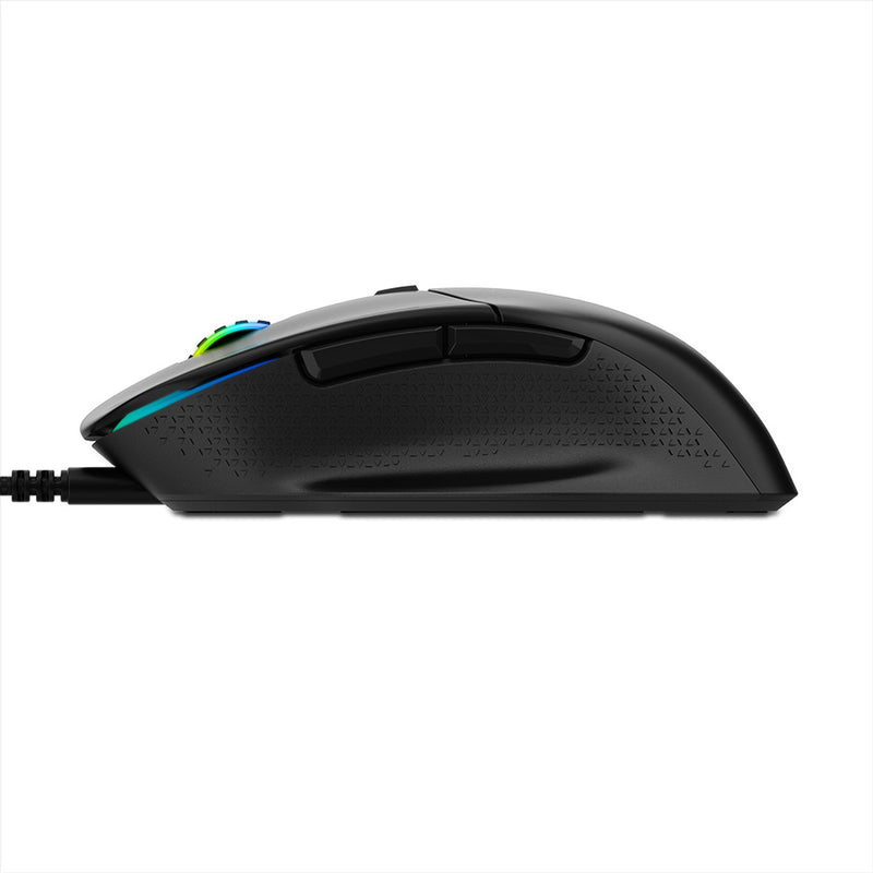 XPG ALPHA Wired Gaming Mouse - Black w/ RGB + Omron Switches | USB-C Connection | 6 Programmable Buttons PAW 3335 Sensor