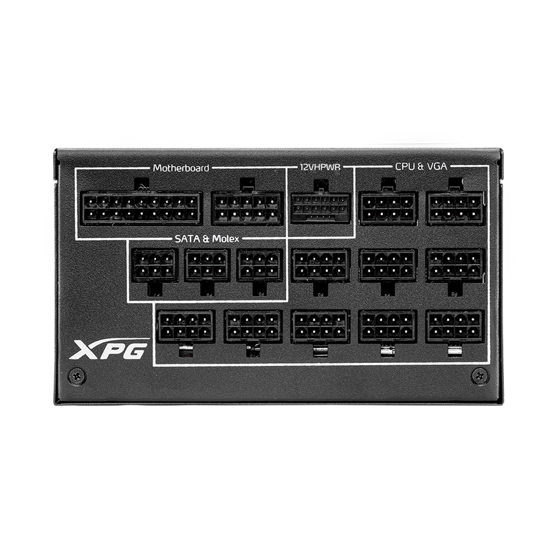 XPG CYBERCORE II 1300W PCIE 5 & ATX 3.0 Power Supply - Full Modular - 80 Plus and Cybenetics Platinum Certified