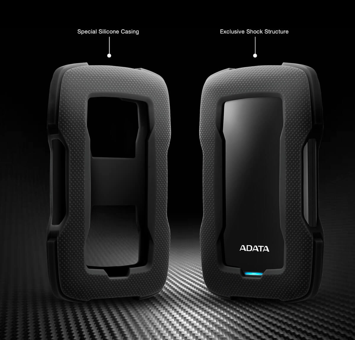 ADATA HD330 External Hard Drive USB 3.2 Durable Shockproof