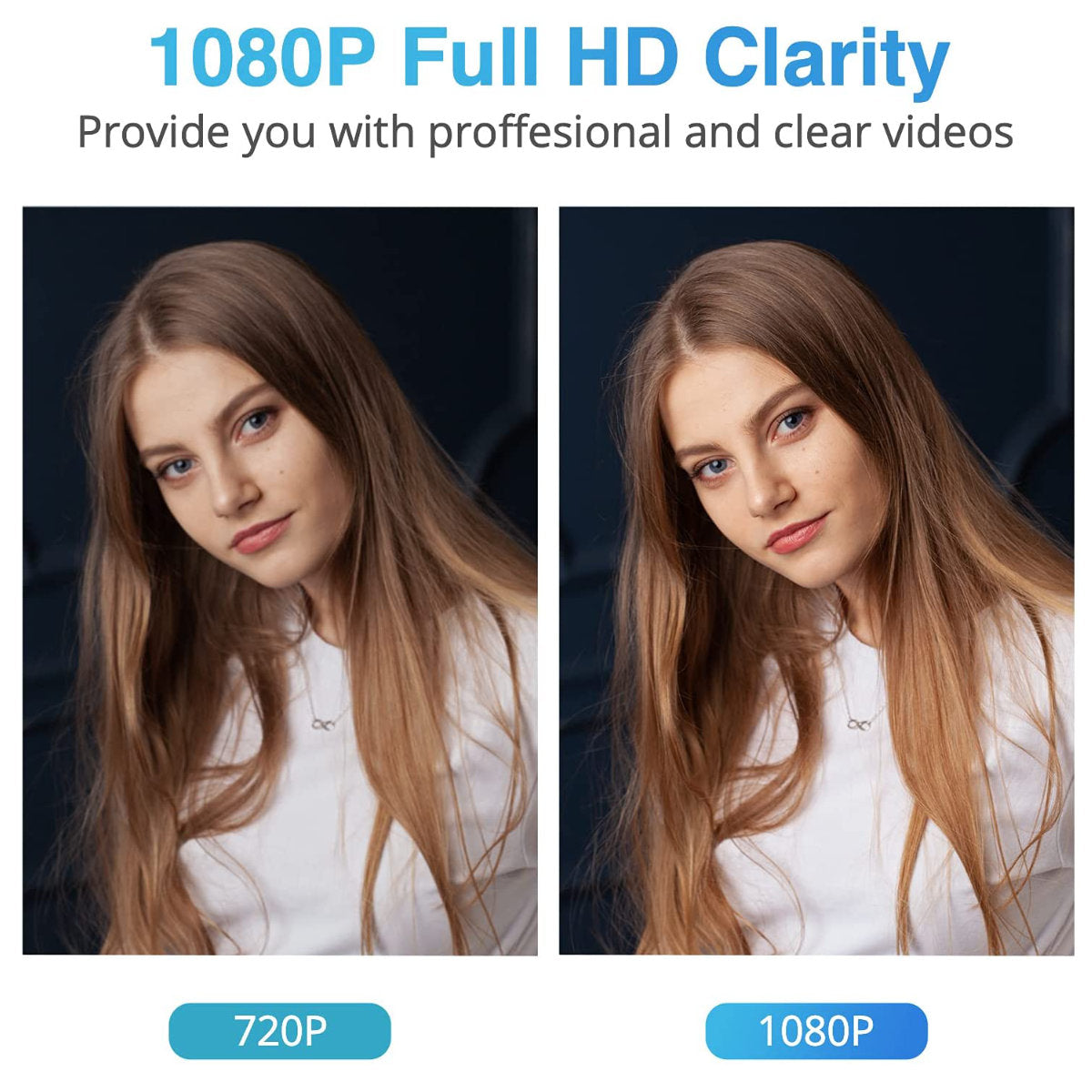 كاميرا ويب USB بدقة 1080p Full HD من Rapoo C260