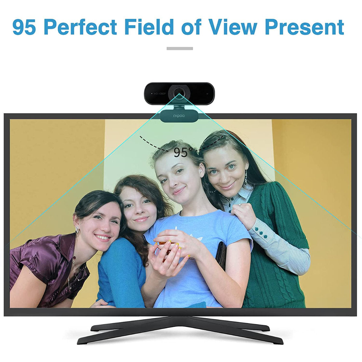 كاميرا ويب USB بدقة 1080p Full HD من Rapoo C260