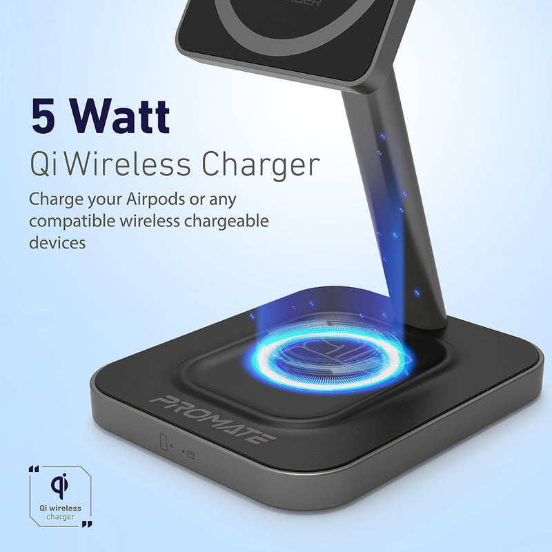Promate AuraBase-15W 15W High Speed Magnetic Wireless Charger