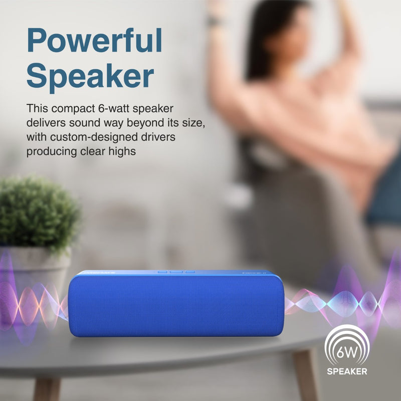 Promate 6W Wireless Portable Speaker • 4 Hour Playback time • Bluetooth v5.0 • AUX | TF | USB • Capsule-2