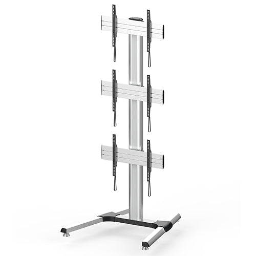Lumi Triple Video Wall Floor Stand for 40"-55"