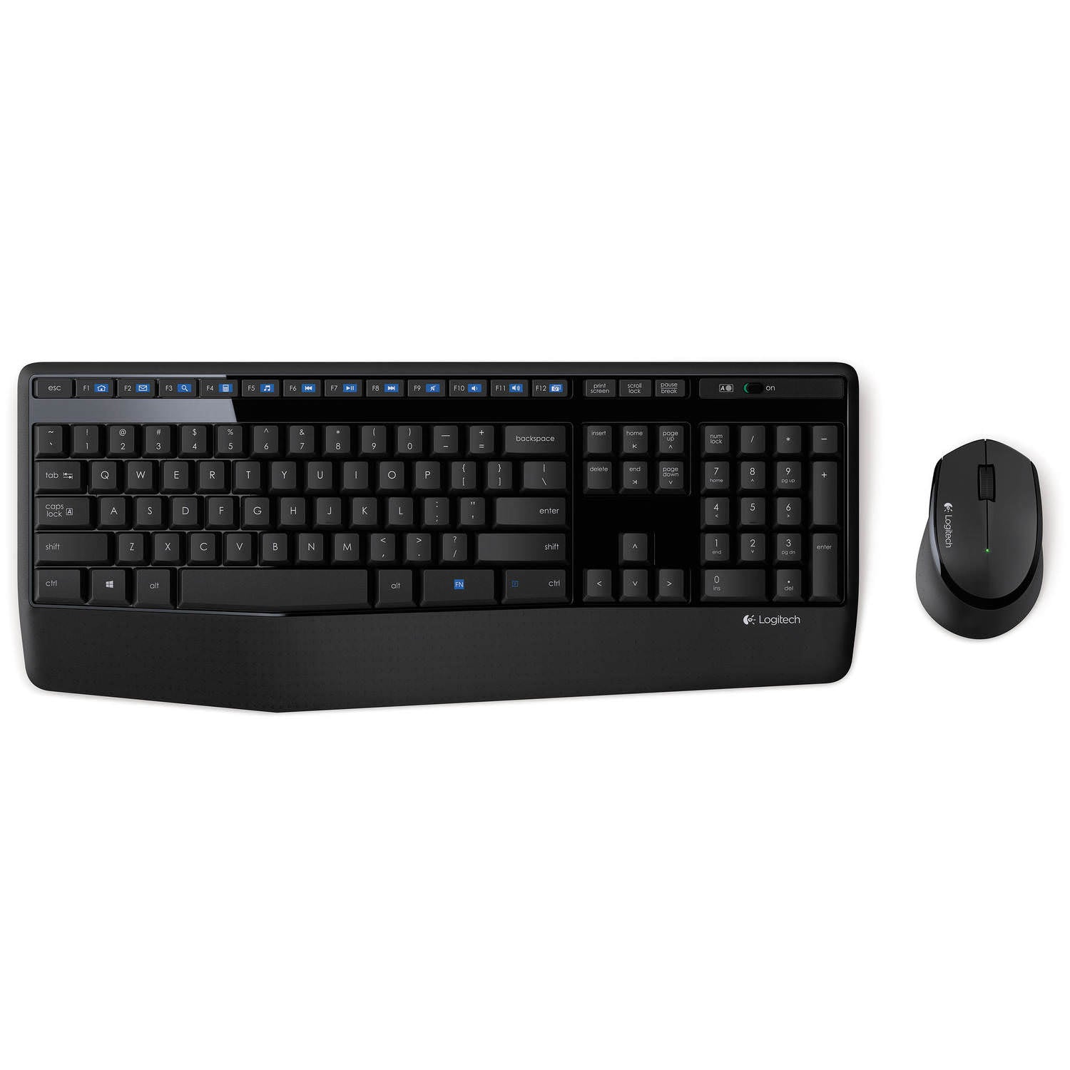 Logitech MK345 Wireless Keyboard and Mouse Combo - Arabic