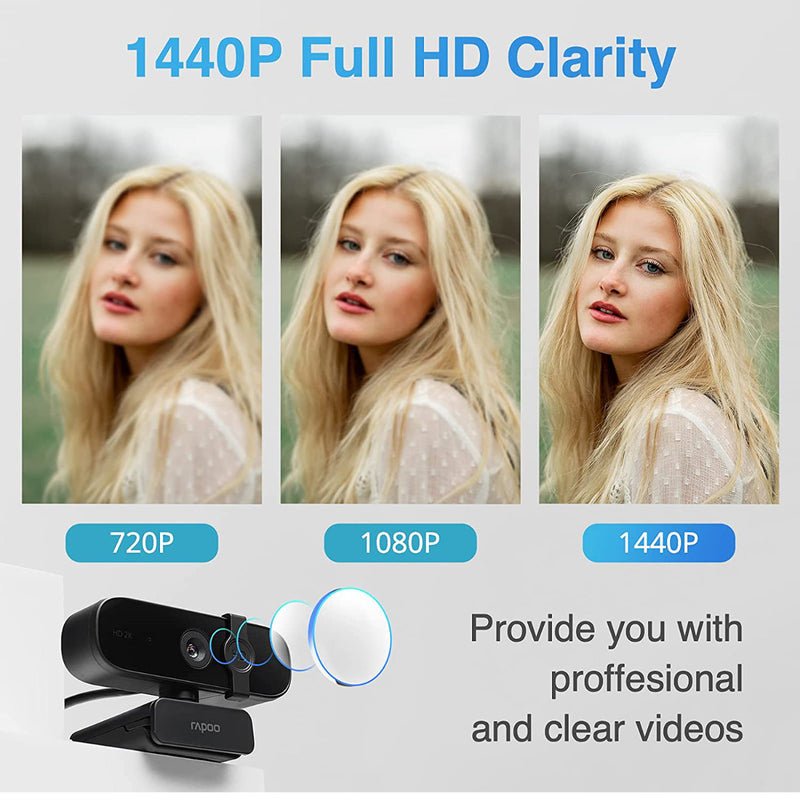 Rapoo C280 2K HD 1440p USB Webcam
