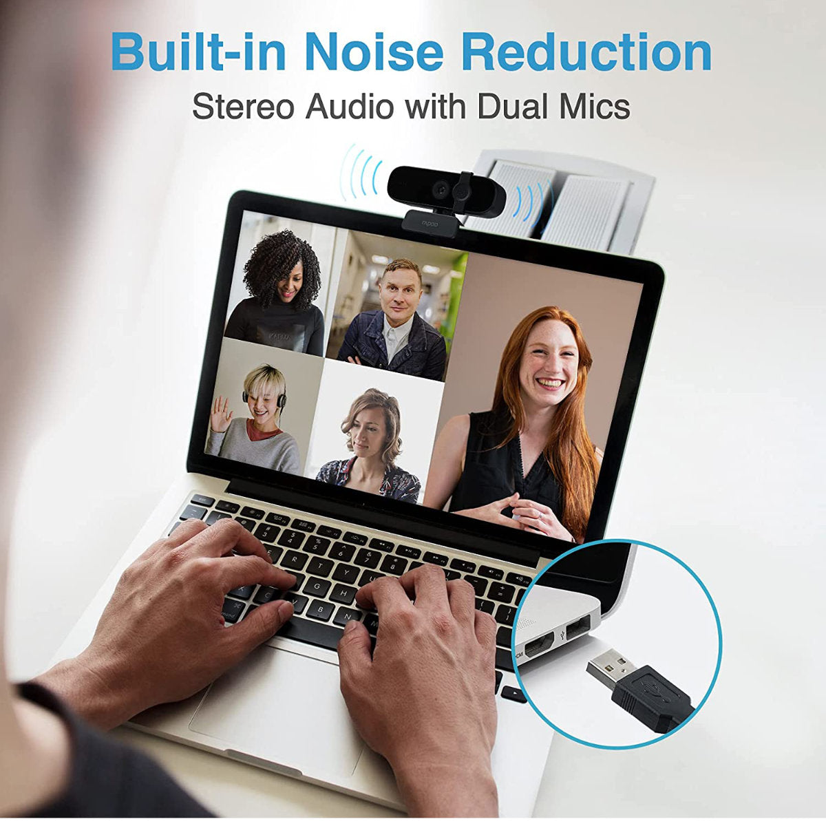 Rapoo C280 2K HD 1440p USB Webcam