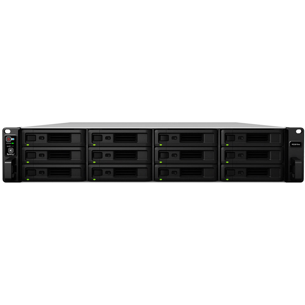 Synology RackStation RS3618xs – 12-Bay 2U NAS, Intel Xeon D-1521