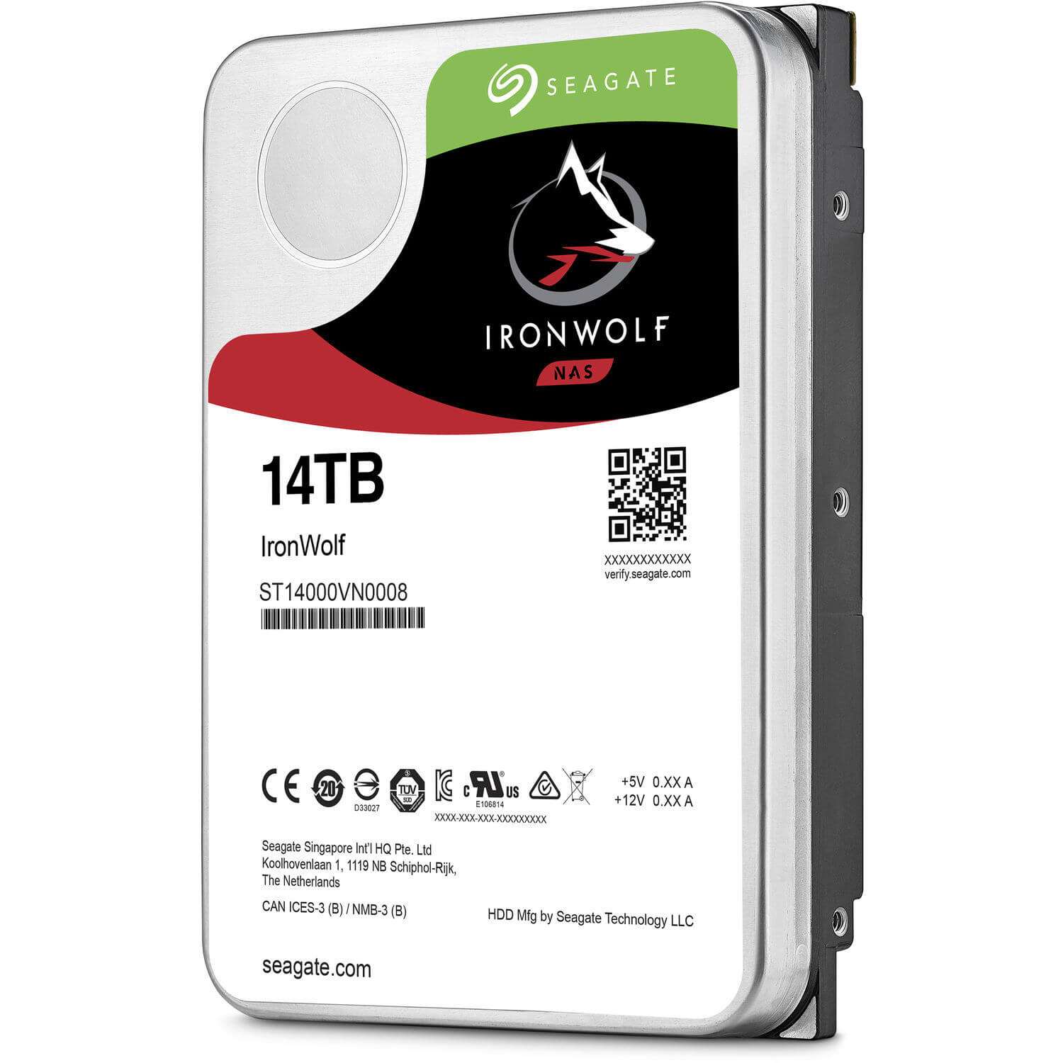 سيجيت ايرون وولف 3.5 "14000 جيجابايت Serial ATA III