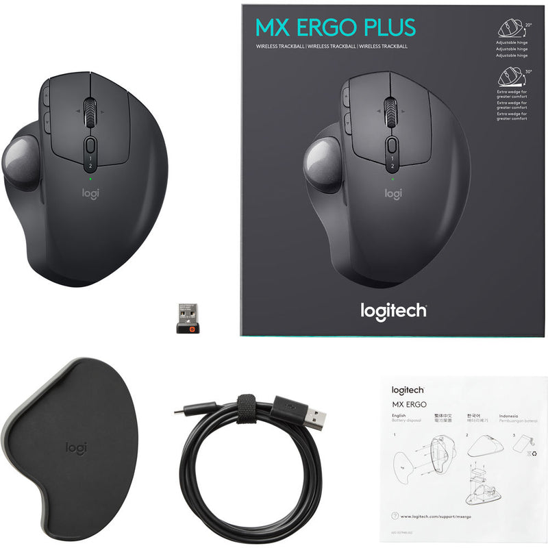 ماوس كرة التتبع اللاسلكي Logitech MX Ergo Bluetooth