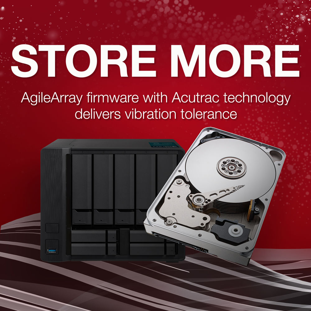 محرك الأقراص الصلبة Seagate IronWolf SATA III مقاس 3.5 بوصة داخلي NAS - سعة 12 تيرابايت
