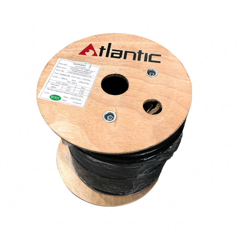 Atlantic 1KM FTTH Fiber Optic Cable - G657A2 - 1-Core - Single Mode