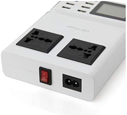 iPower USB Charger- 6 PORT + AC + LED