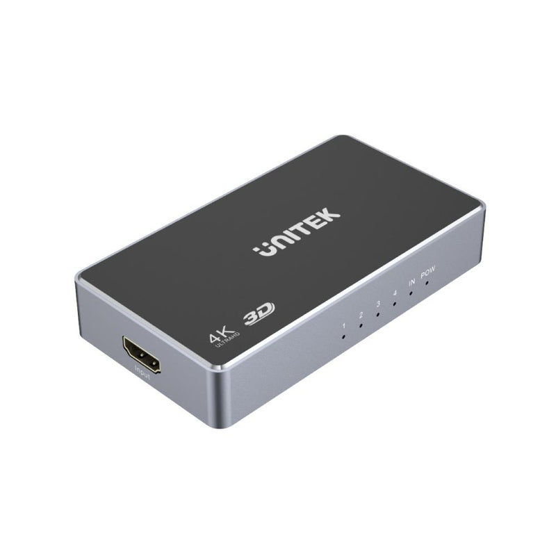 UNITEK 4K HDMI Splitter Connects 1 In - 4 Out HDMI Displays