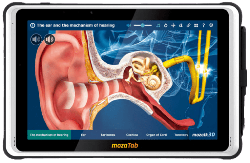 MozaTab Rugged Educational Tablet - 2GB RAM - 32GB Storage with Cover and Screen Protector