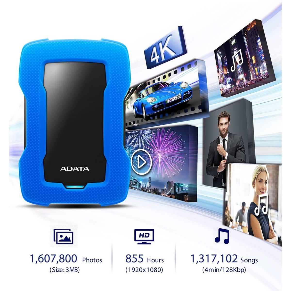 ADATA HD330 External Hard Drive - 1TB