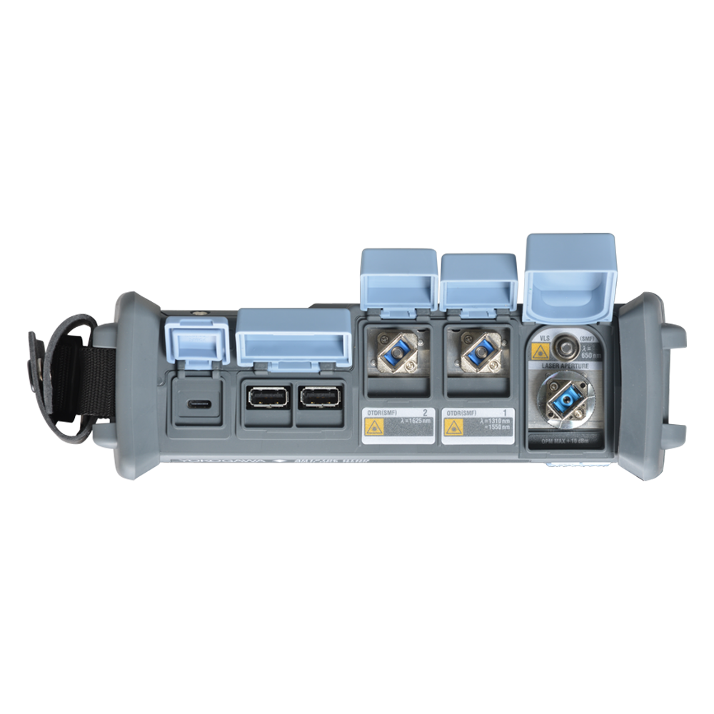 جهاز اختبار OTDR Yokogawa AQ1210D | SM/MM، 1310/1550/850/1300 نانومتر | نموذج الوصول/الشبكة المحلية مع شاشة متعددة اللمس وعمر بطارية طويل
