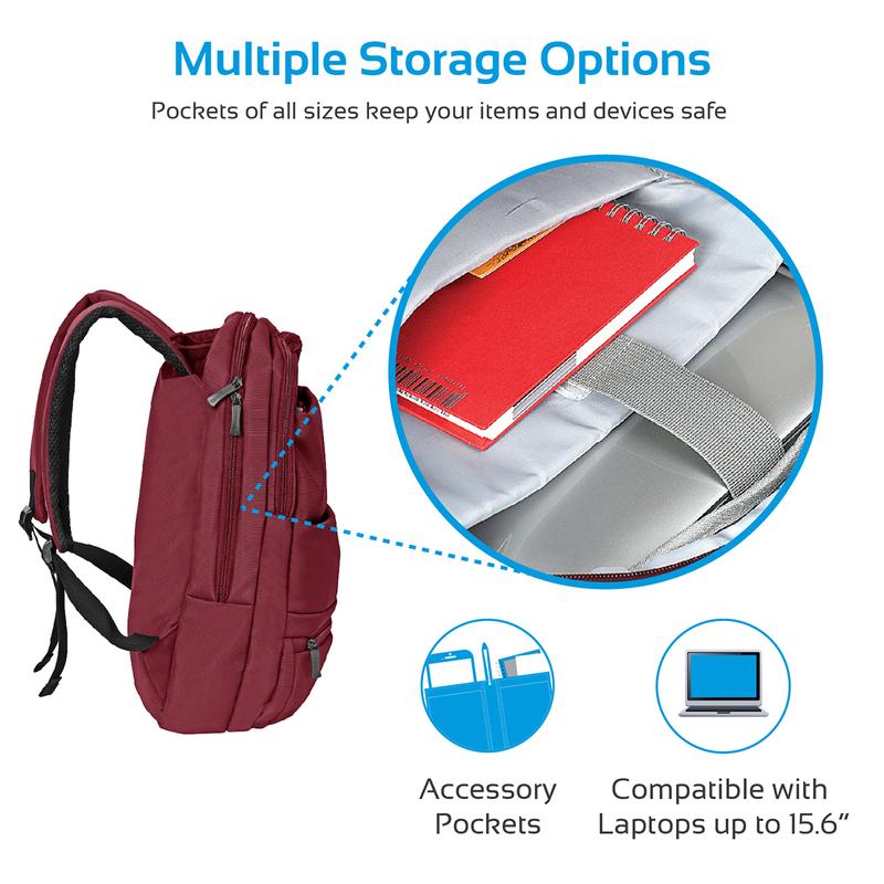 Promate 15.6" Laptop Backpack - Apollo-BP