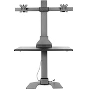 Avetron Dual Monitor Electrical Desktop Stand