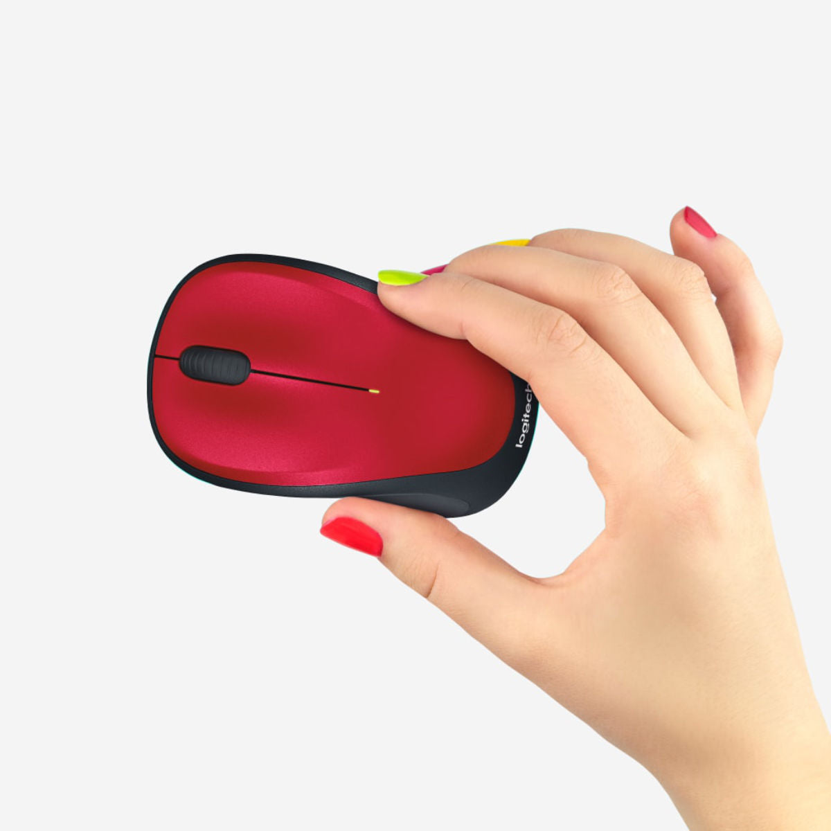 Logitech M235 Wireless Mouse – Compact, Comfortable, Long-Lasting Battery, 2.4 GHz Nano USB Receiver, Ambidextrous Design for PC, Mac, Chrome OS & Linux