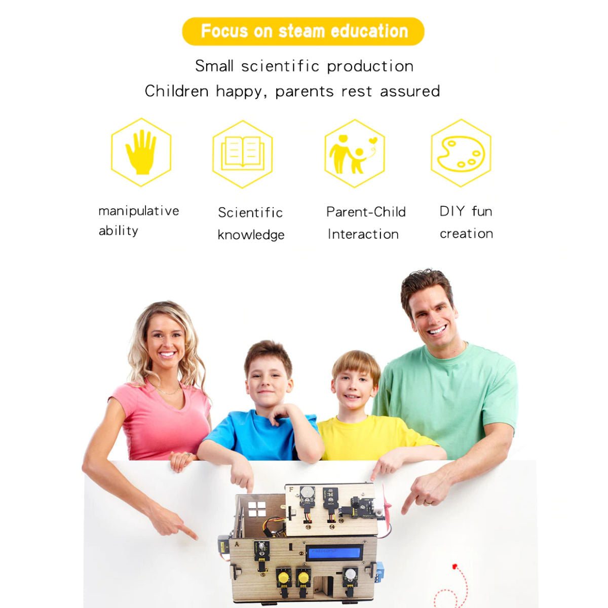 Keyestudio Smart Home Kit with PLUS Board – Arduino-Based DIY Smart Home Projects for STEM Education