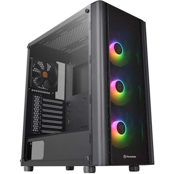 Thermaltake V250 TG ARGB Mid-Tower Case (3 RGB Fan + 1 Black Rear Fan)