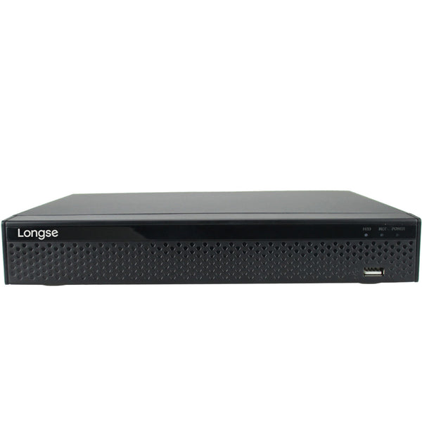 Longse 4K 8CH POE NVR 16CH Max Input مع وظيفة إدارة الذكاء الاصطناعي (يدعم 1x SATA حتى 8 تيرابايت)