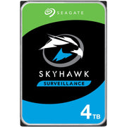 Seagate SkyHawk 4TB قرص صلب للمراقبة – ٣.٥ بوصة SATA 6Gb/s، سرعة ٥٩٠٠ دورة/دقيقة، ذاكرة مؤقتة ٢٥٦ ميجابايت، عبء عمل ١٨٠ تيرابايت/سنة، CMR، ImagePerfec