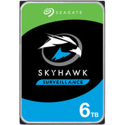 محرك الأقراص الصلبة للمراقبة الداخلية Seagate SkyHawk مقاس 3.5 بوصة - سعة 6 تيرابايت