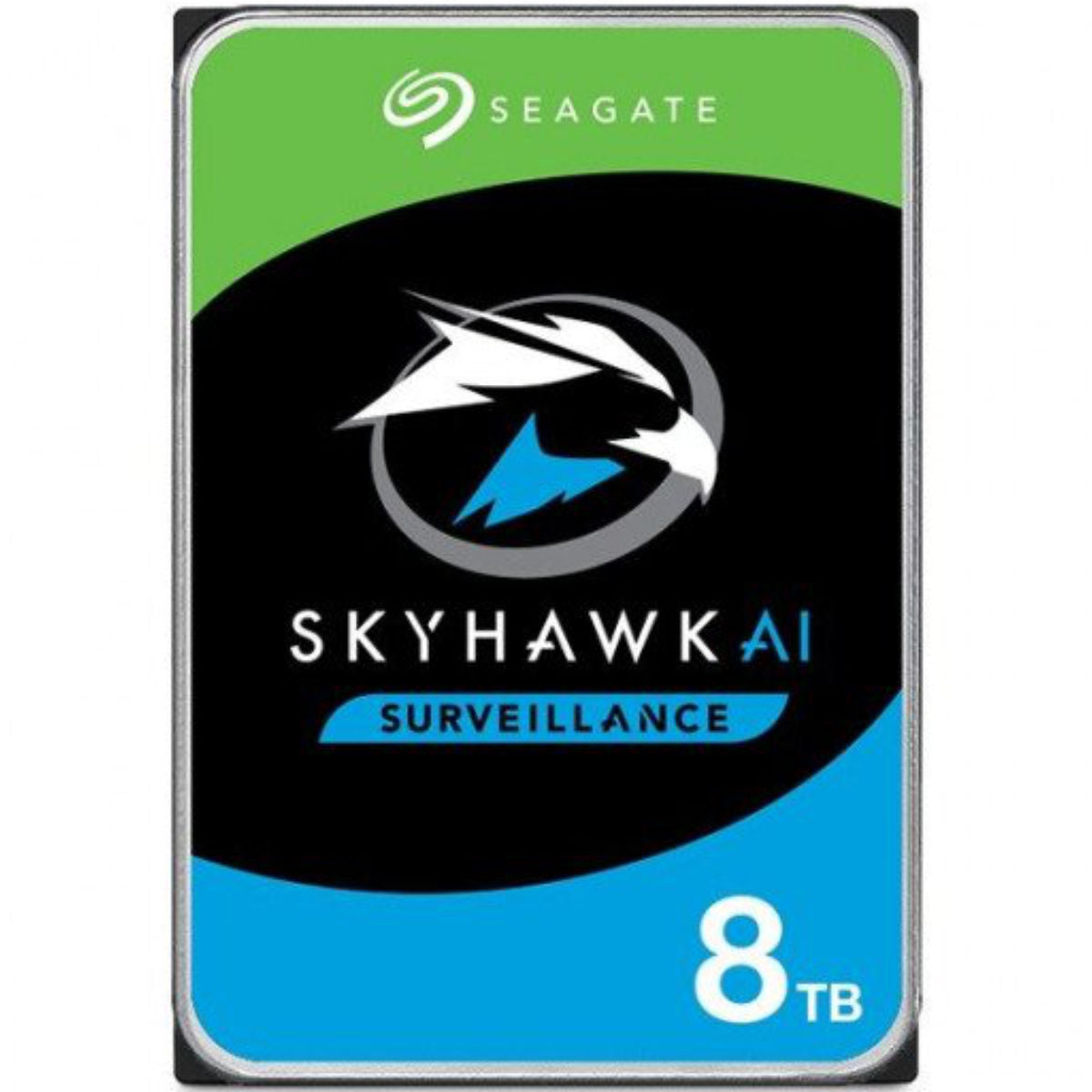 محرك الأقراص الصلبة للمراقبة الداخلية Seagate SkyHawk مقاس 3.5 بوصة - سعة 8 تيرابايت