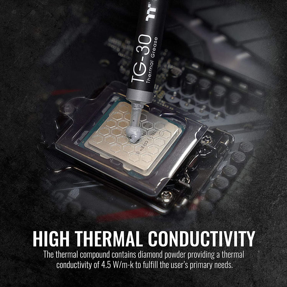 مركب حراري لوحدة المعالجة المركزية/وحدة معالجة الرسومات Thermaltake TG-30 Premium (موصلية 4.5 واط/م-ك)