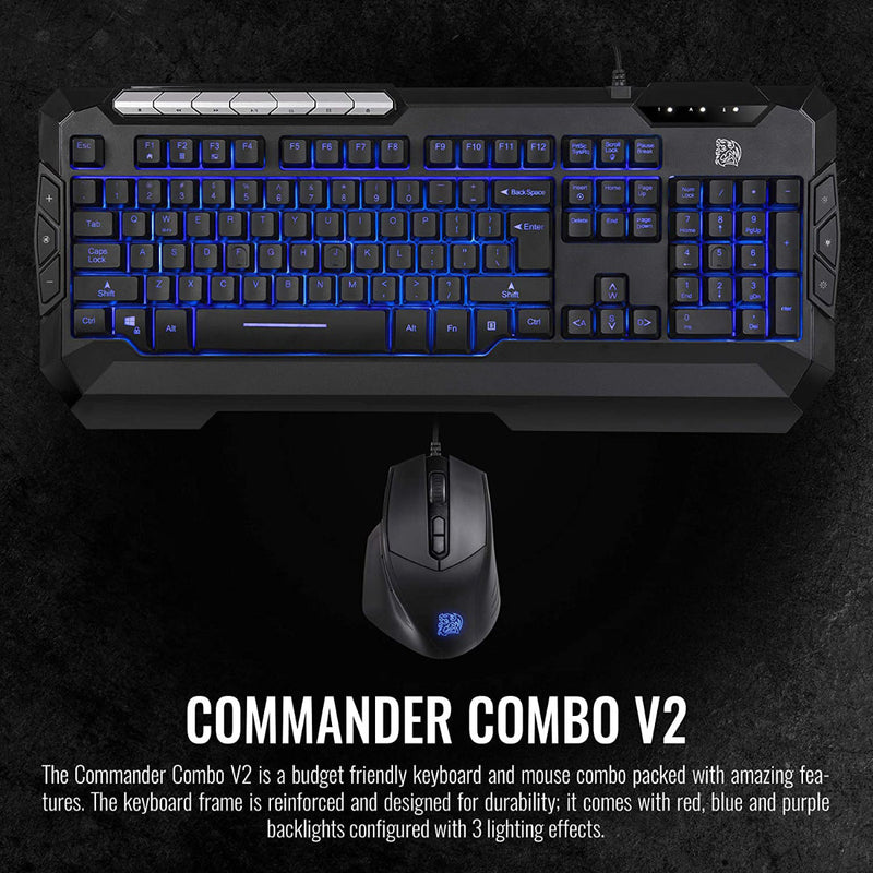 Thermaltake Commander Combo V2 Keyboard and Mouse