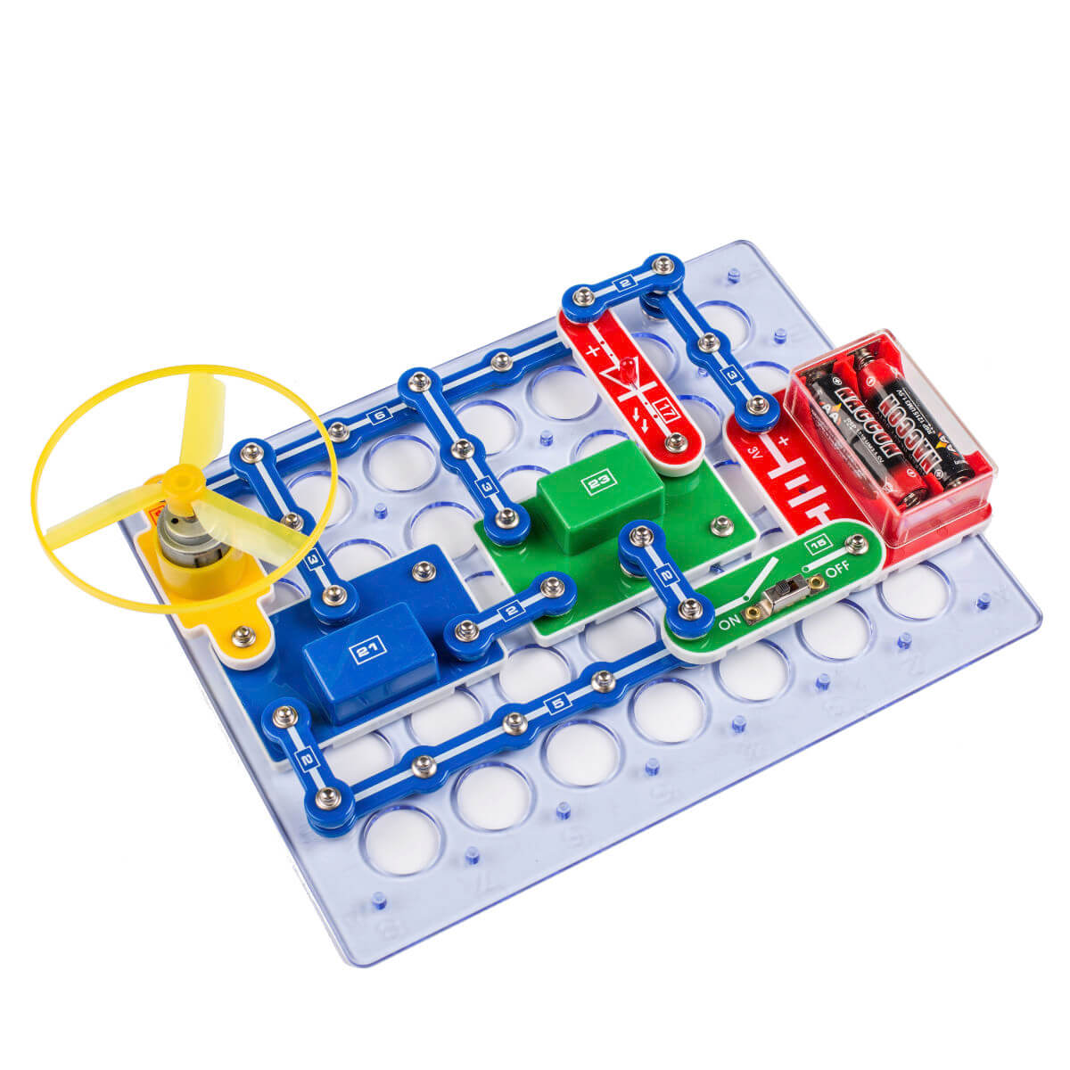 Znatok Electronic Kit Set #188 – Build 188+ Circuits with Light, Sound & Sensor Controls for Ages 8+