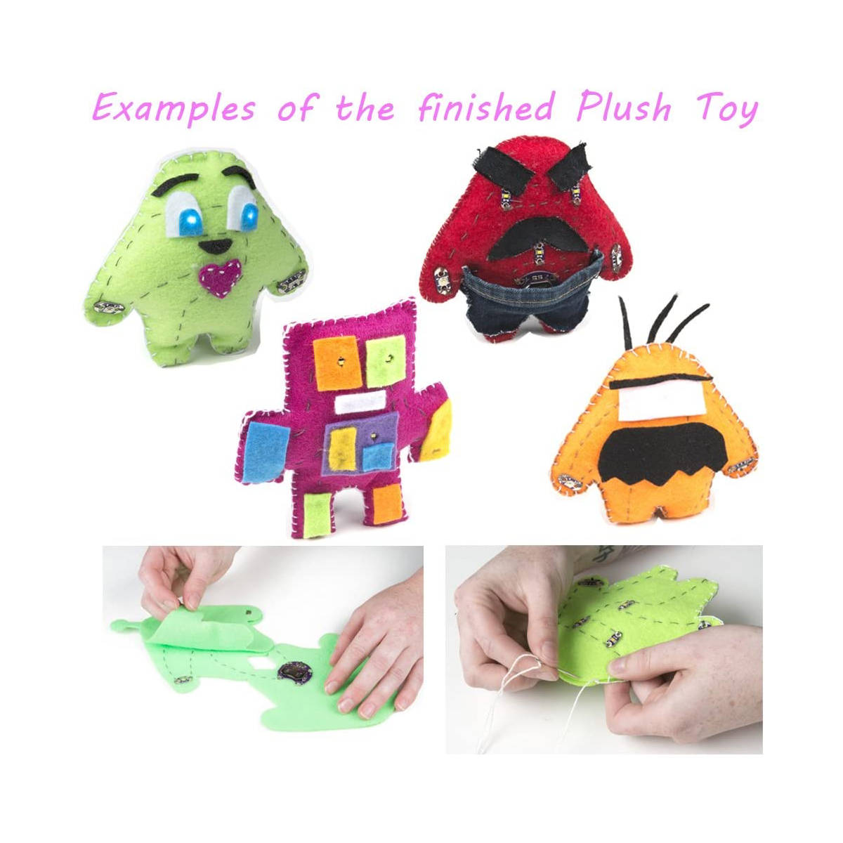 KOOKYE Lilypad Sewable Starter Learning Kit for Arduino
