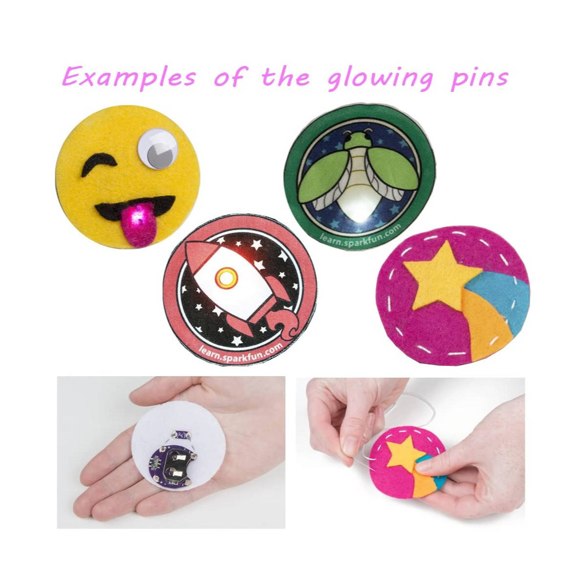 KOOKYE Lilypad Sewable Starter Learning Kit for Arduino