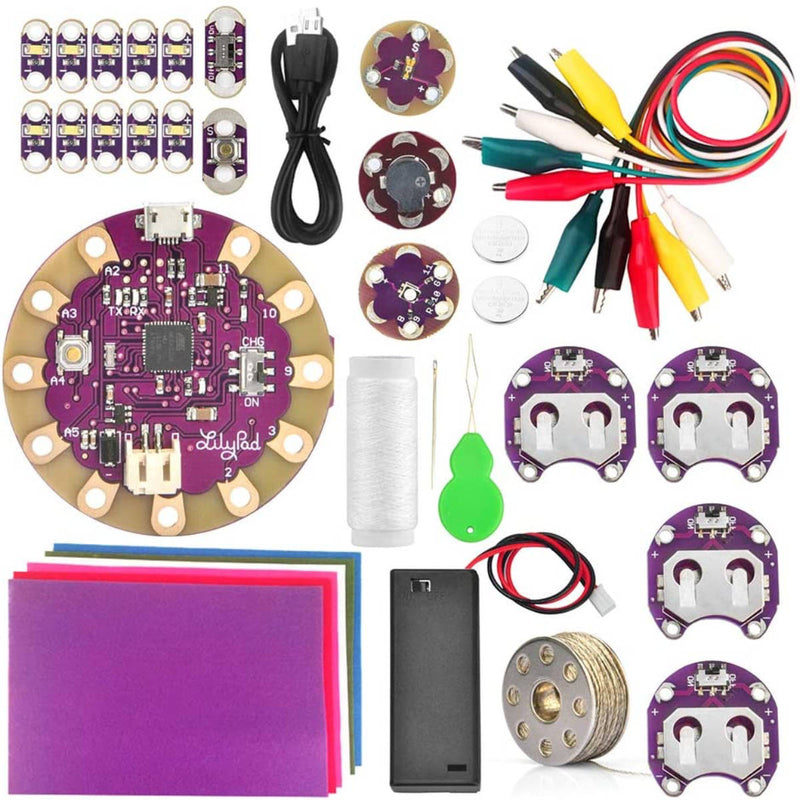 KOOKYE Lilypad Sewable Starter Learning Kit for Arduino