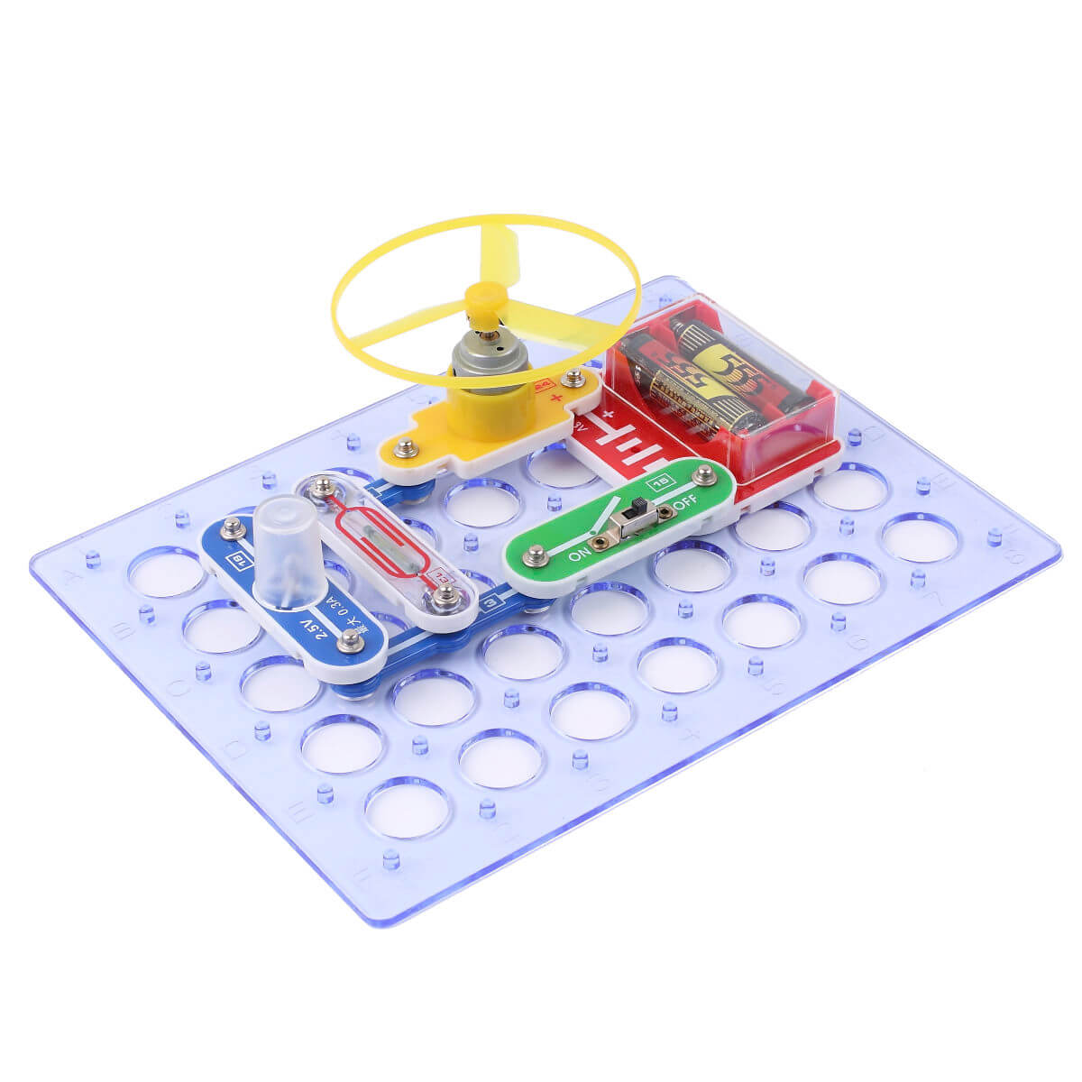 Znatok Electronic Kit Set #188 – Build 188+ Circuits with Light, Sound & Sensor Controls for Ages 8+
