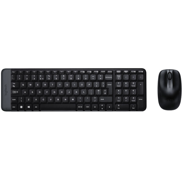 Logitech MK220 Wireless Keyboard and Mouse Combo - Arabic