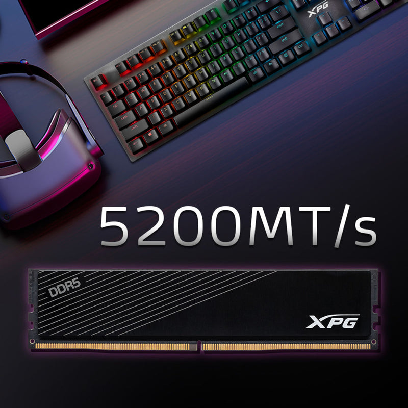 XPG Hunter DDR5 DRAM Module - 8GB (1x 8GB) -  U-DIMM - 5200MHz