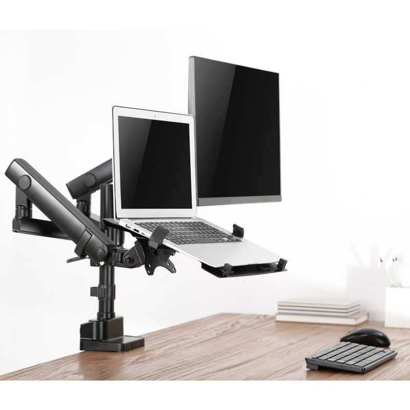 Lumi Monitor and Laptop Mount 2-in-1 Adjustable Dual Arm Desk Mounts