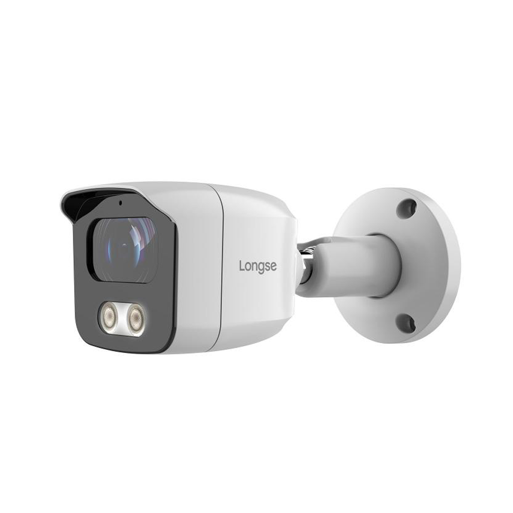 كاميرا Longse BMSAHTC200FPEW خارجية بدقة 5 ميجابكسل كاملة الألوان – عدسة 3.6 مم، إضاءة LED بيضاء دافئة، معيار IP67، مدى 25 مترًا
