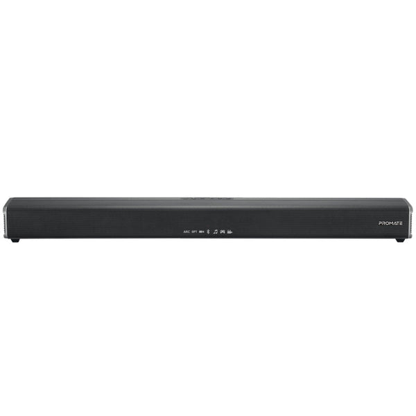 Promate 120W Ultra-Slim SoundBar with Built-in Subwoofer • Bluetooth v5.0 • AUX/USB/Optical Connectivity Options • CastBar-120