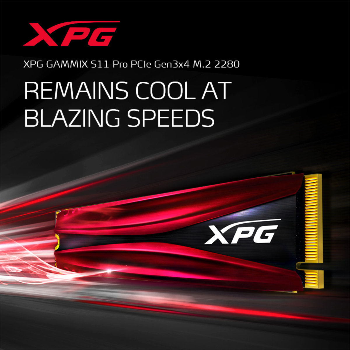 محرك الأقراص الصلبة XPG GAMMIX S11 Pro PCIe Gen3x4 M.2 2280
